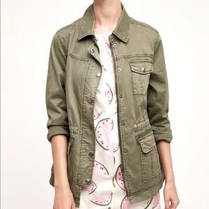 Anthropologie Marrakech Military Utility Jacket